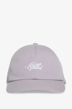 Twill-Baseballkappe mit Logostickerei Chloé Charms