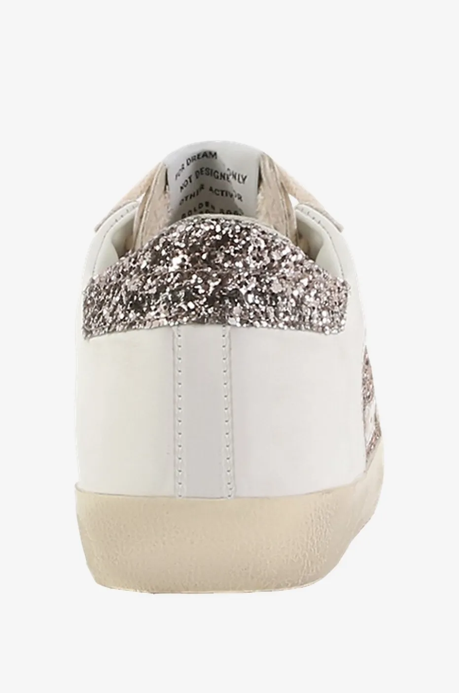 Used-Look-Sneakers mit Glitter Super-Star