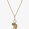 Vergoldete Messingkette mit Charms Château Treasures