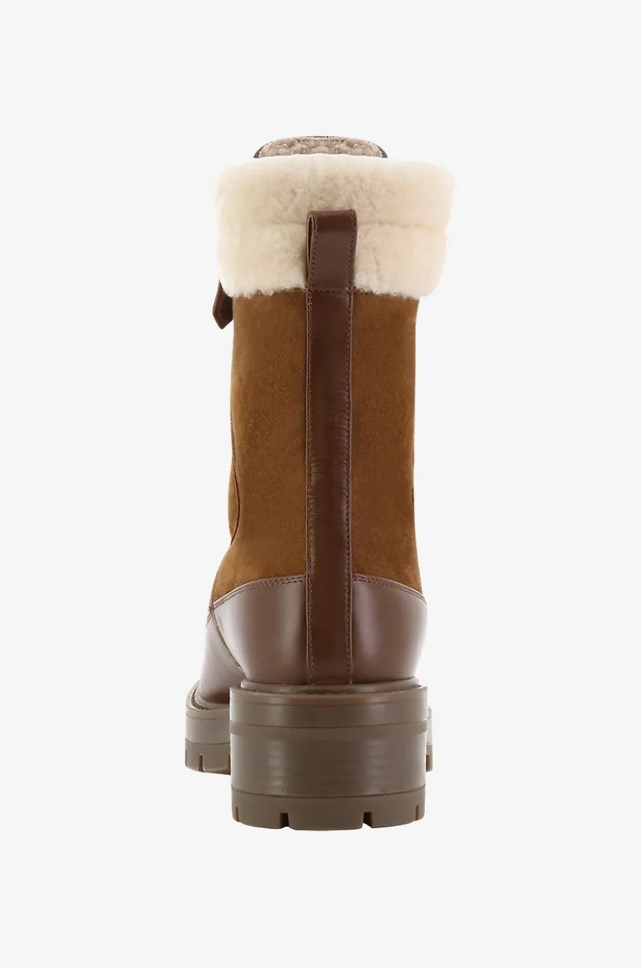 Warme Materialmix-Schnürstiefeletten Very Cortina