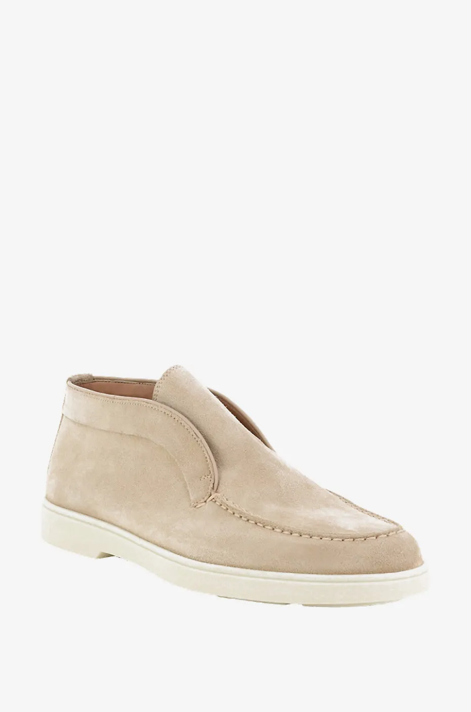 Wildleder-Dessertboots mit Gummisohle