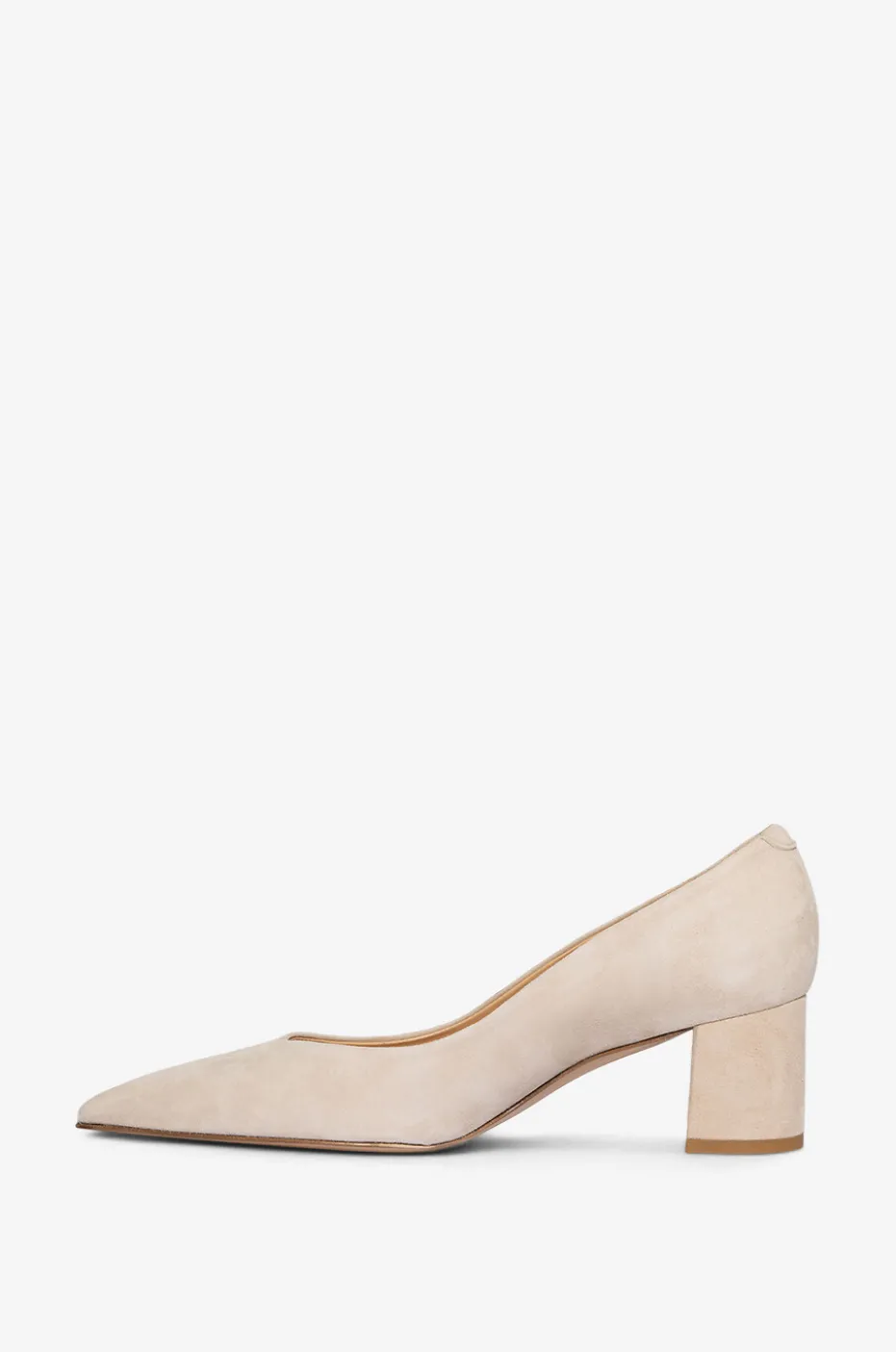 Wildleder-Pumps mit Blockabsatz Aris 55