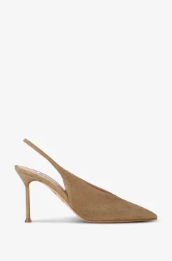 Wildleder-Slingback-Pumps Voltaire 85