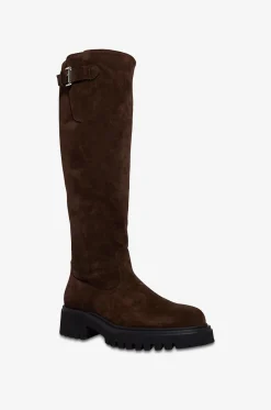 Wildleder-Stiefel mit dicker Sohle Winton Velour 40
