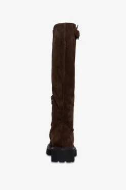 Wildleder-Stiefel mit dicker Sohle Winton Velour 40
