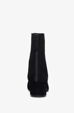 Wildlederstiefeletten mit Blockabsatz Saint Honoré 35