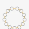 Zweifarbige Choker-Halskette Eyelet