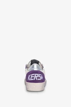 Zweifarbige niedrige Sneakers mit Glitterstar Ball Star