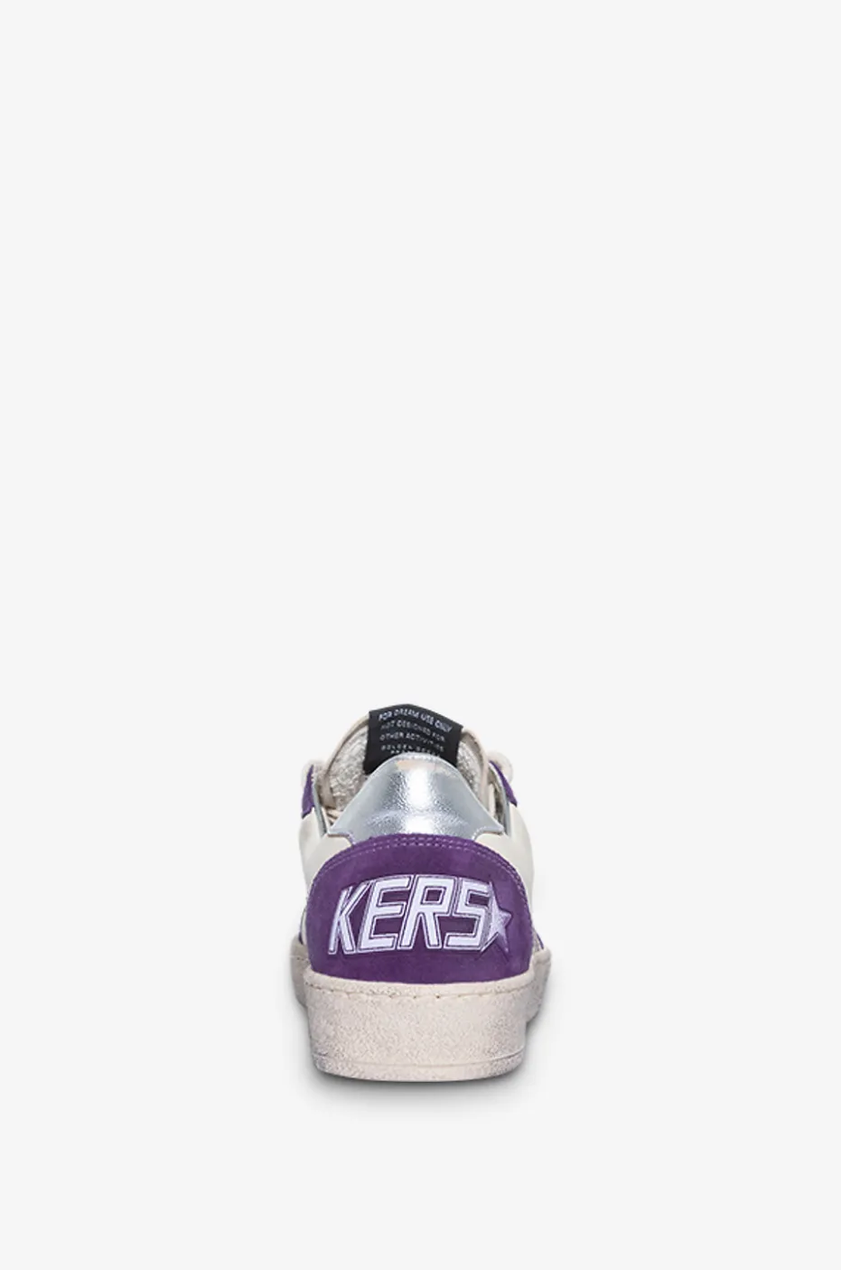 Zweifarbige niedrige Sneakers mit Glitterstar Ball Star