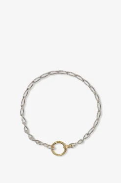 Zweifarbiges Armband aus Silber Eternal Link Up