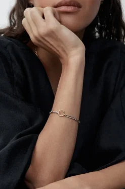 Zweifarbiges Armband aus Silber Eternal Link Up